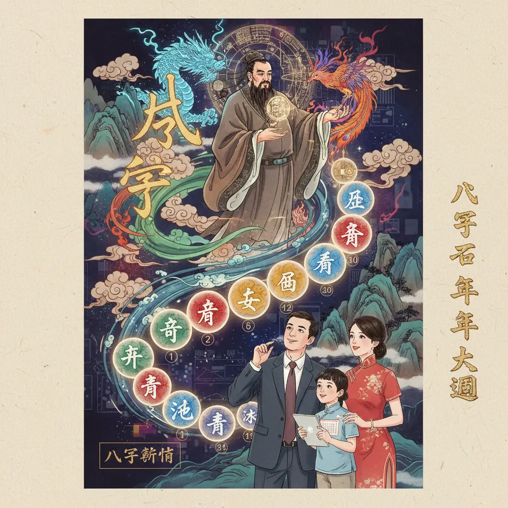 八字十年大運 - 八字算命