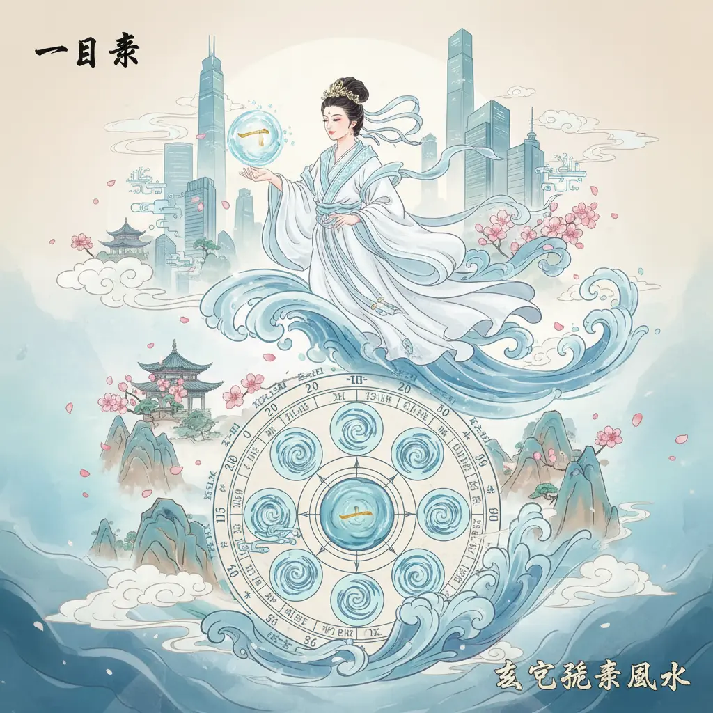 玄空飛星風水 - 一白星