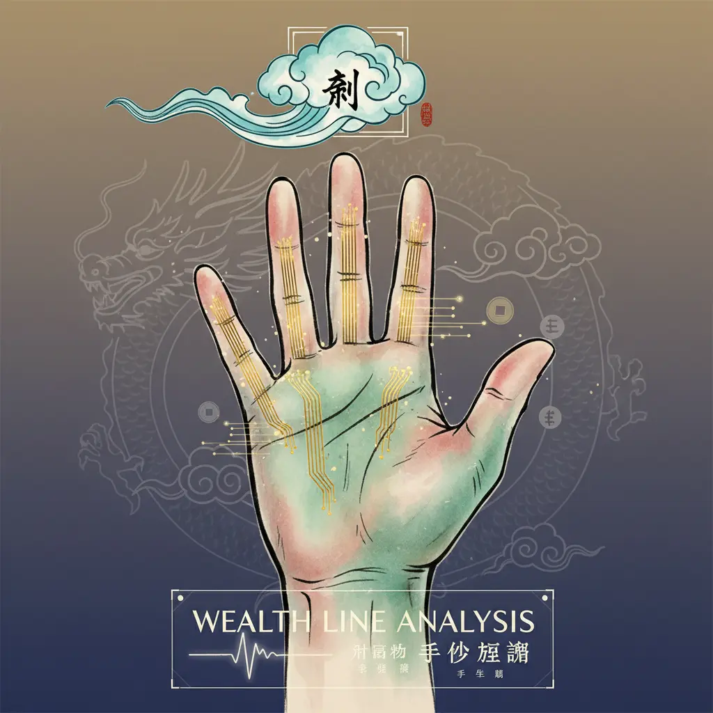 手相解讀 - 財富紋