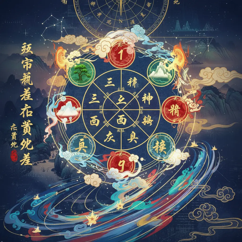 玄空飛星 - 洛書九星