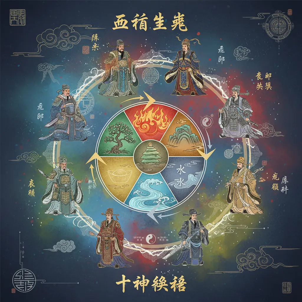 十神關係 - 五行生剋