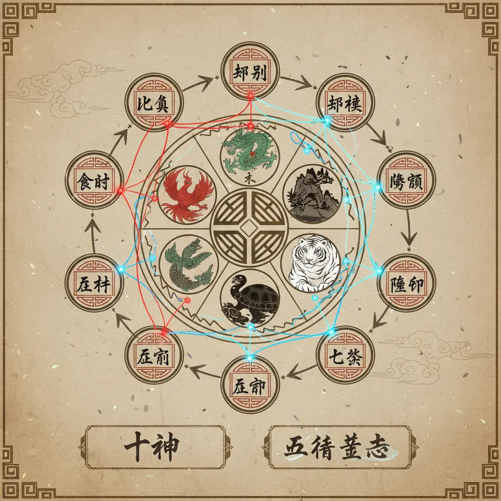 五行喜忌 - 十神
