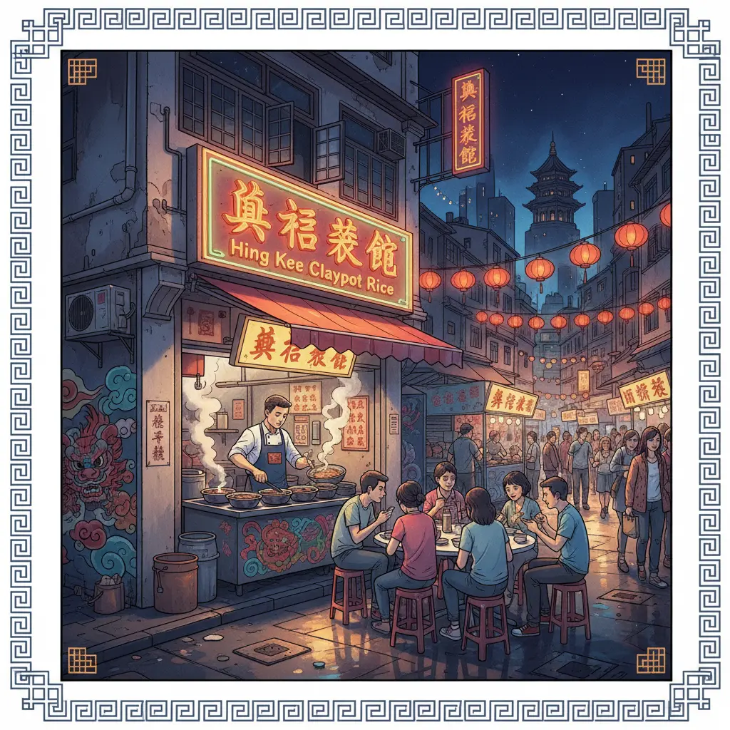 香港廟街文化 - 興記菜館