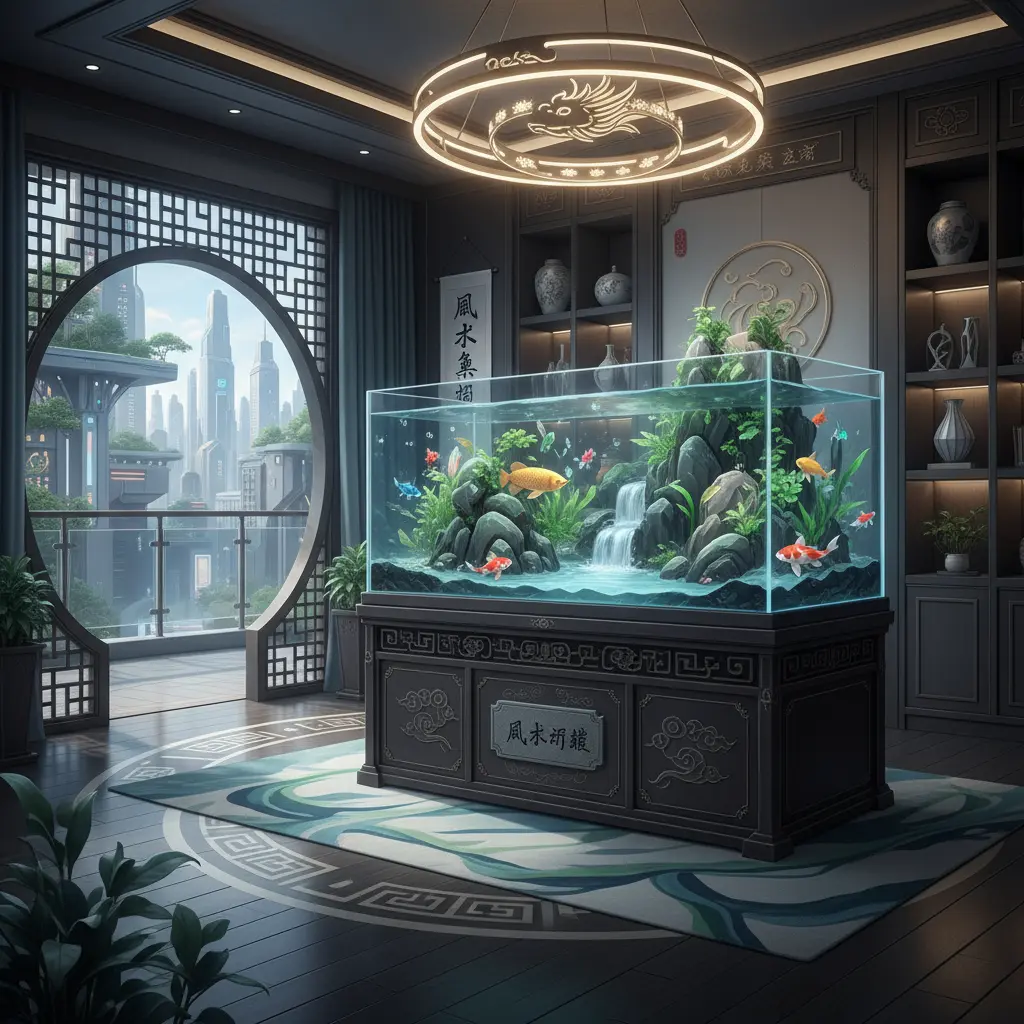 風水調整 - 風水魚缸