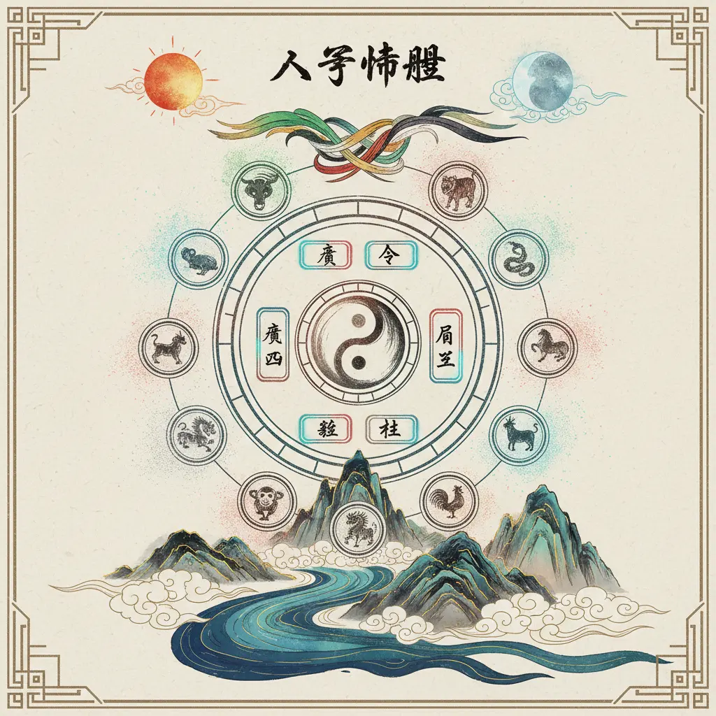 八字命盘 - 八字命盤