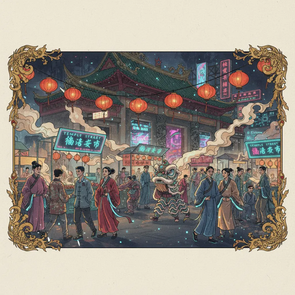 香港廟街文化 - 廟街