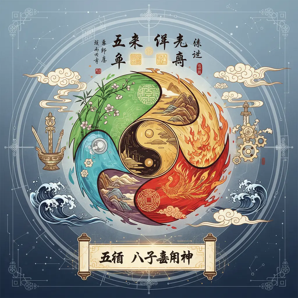 八字喜用神 - 五行