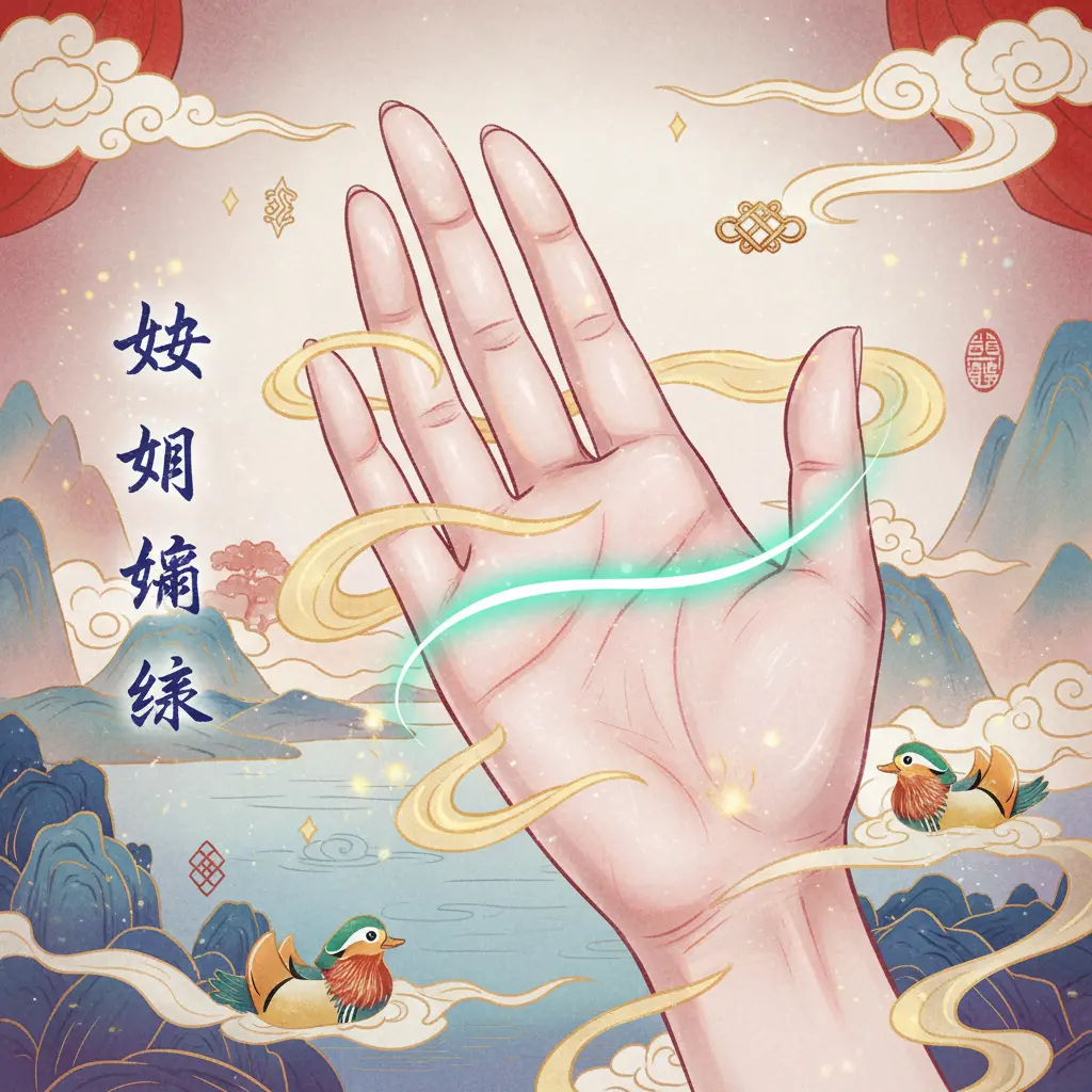 掌相 - 婚姻線