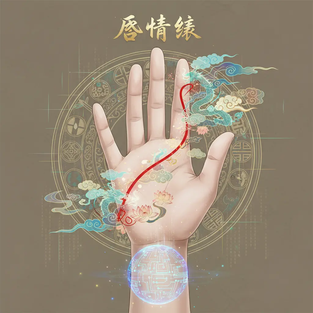 掌相學 - 感情線