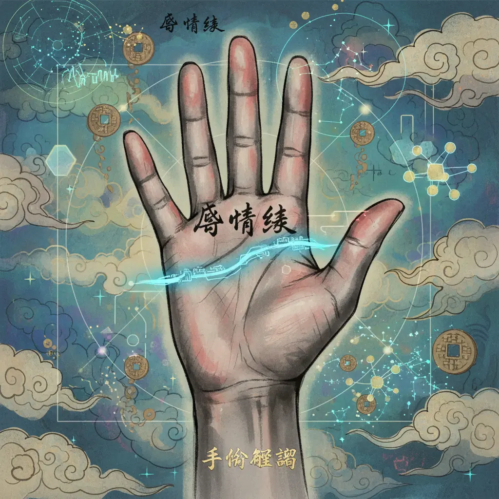 手相解讀 - 感情線