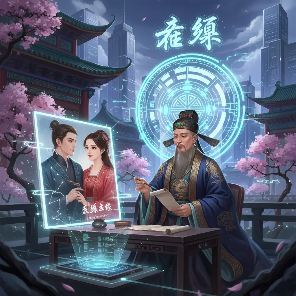 正緣畫像 - 算命師