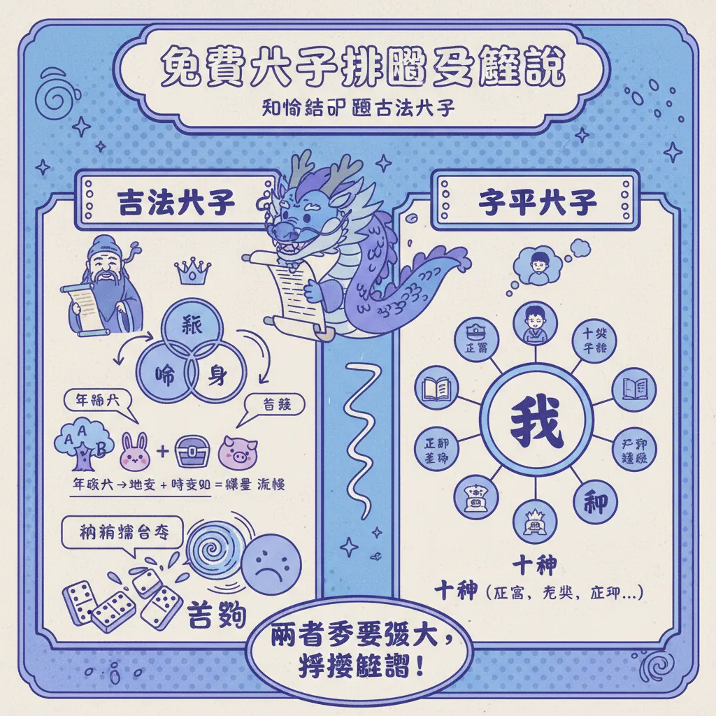 古法八字 vs. 子平八字：兩種排盤系統的差異與選擇指南
