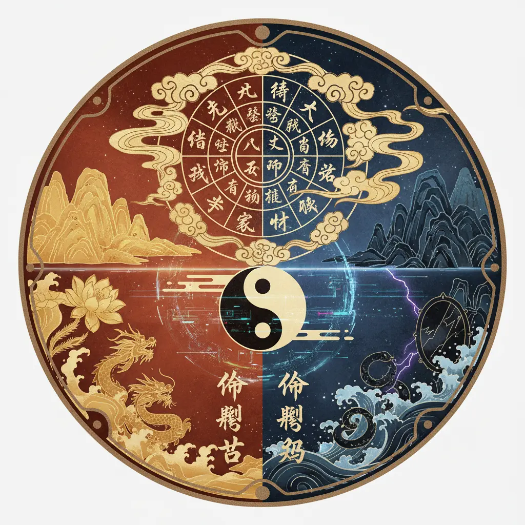 命盤吉凶 - 八字命盤