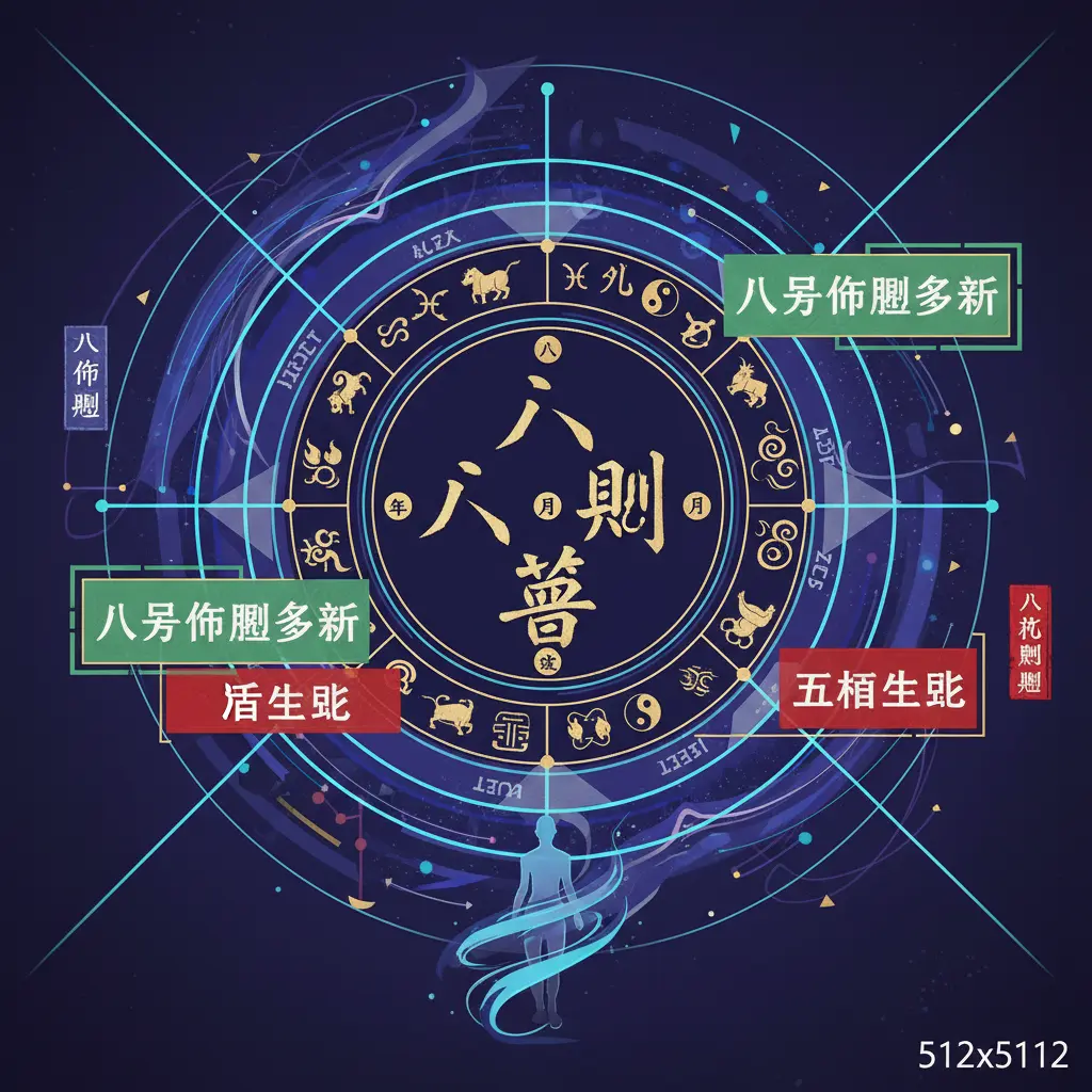 八字命盤解析 - 八字命盤