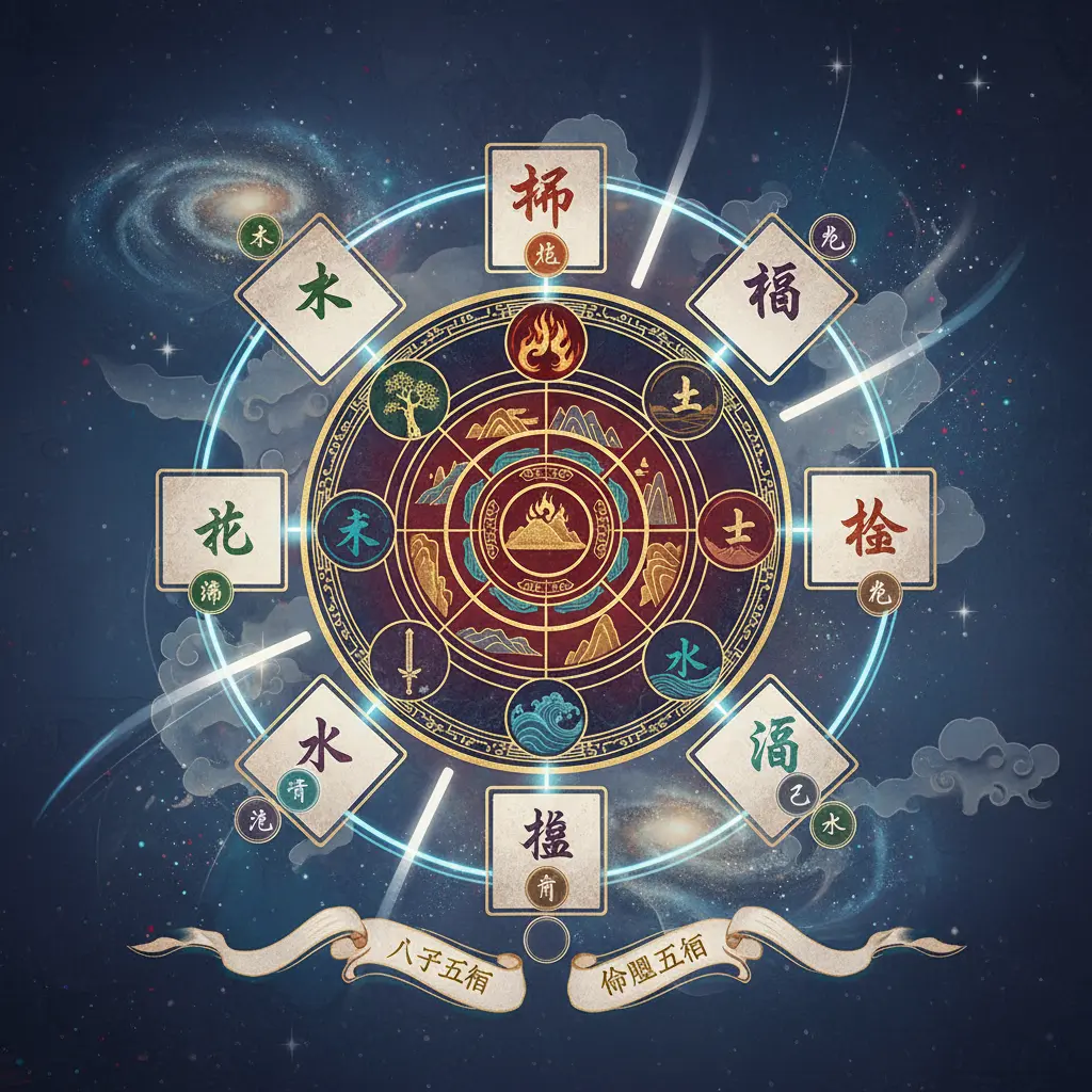 命盤五行 - 八字五行