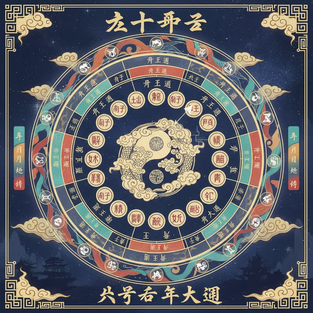 八字十年大運 - 六十甲子