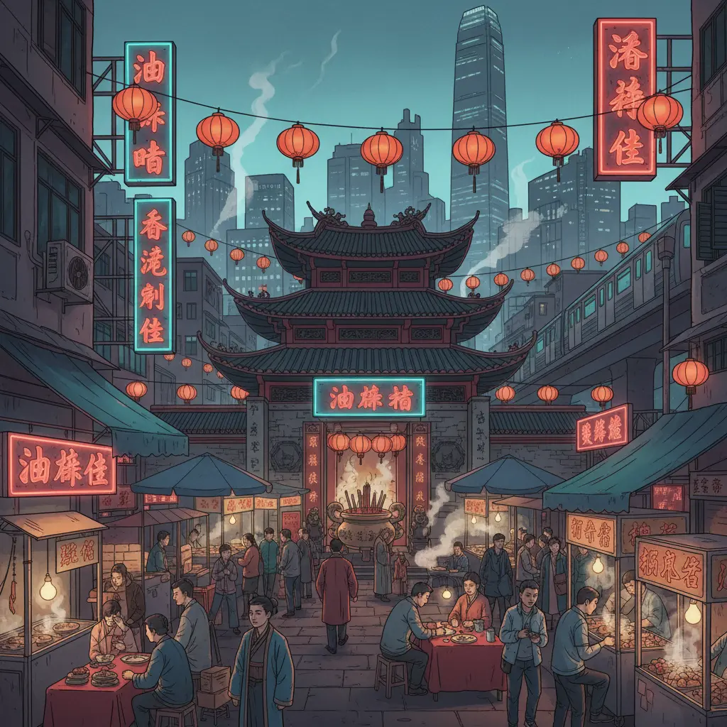 香港廟街文化 - 油麻地