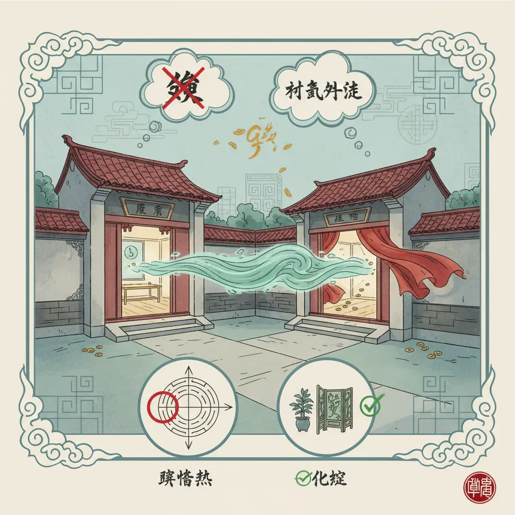 住宅風水 - 穿堂煞