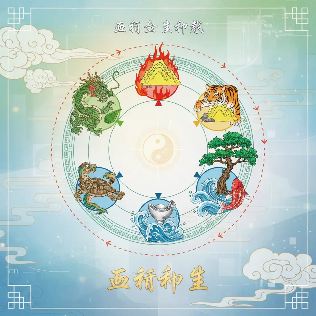 五行相生相剋 - 五行相生
