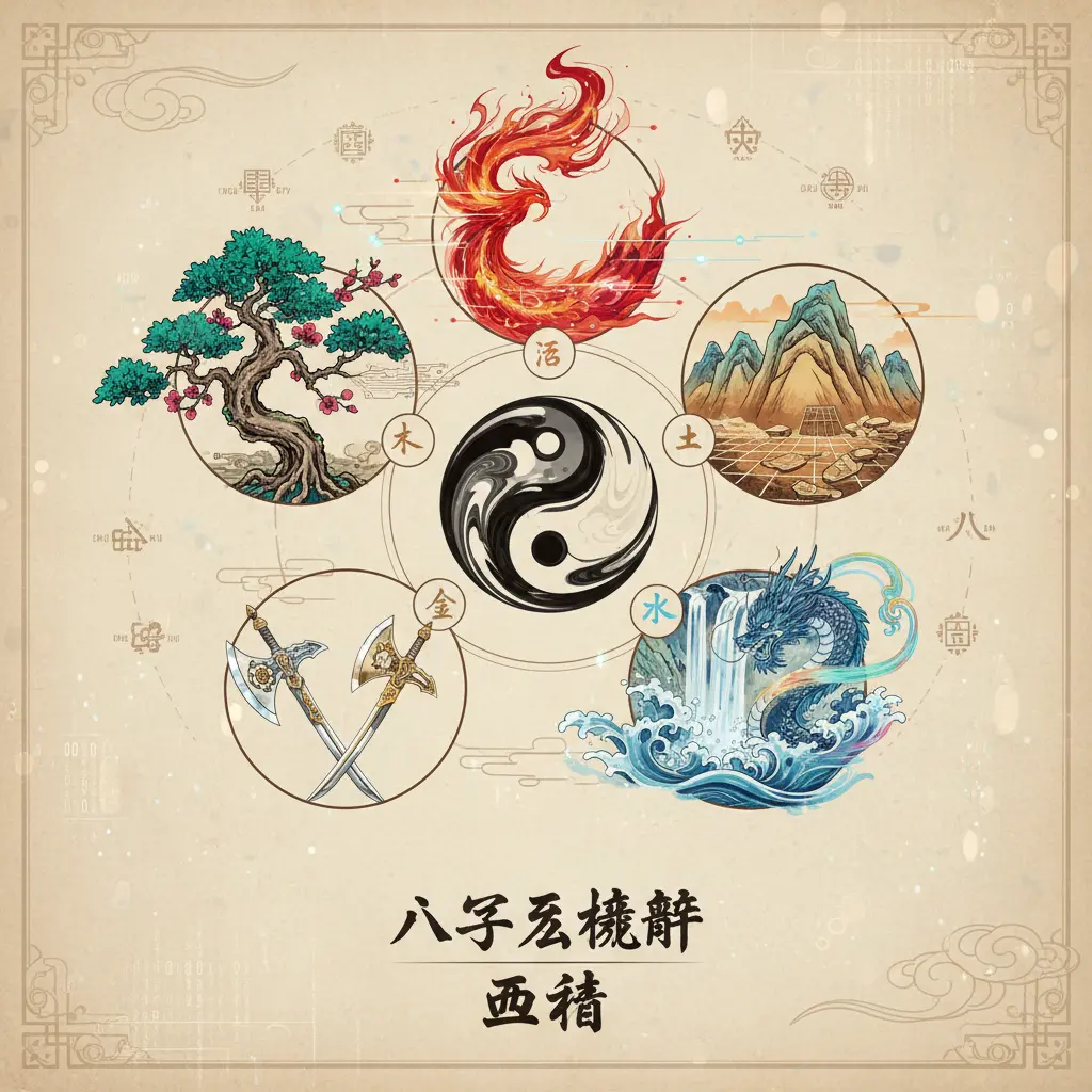 八字玄機賦 - 五行