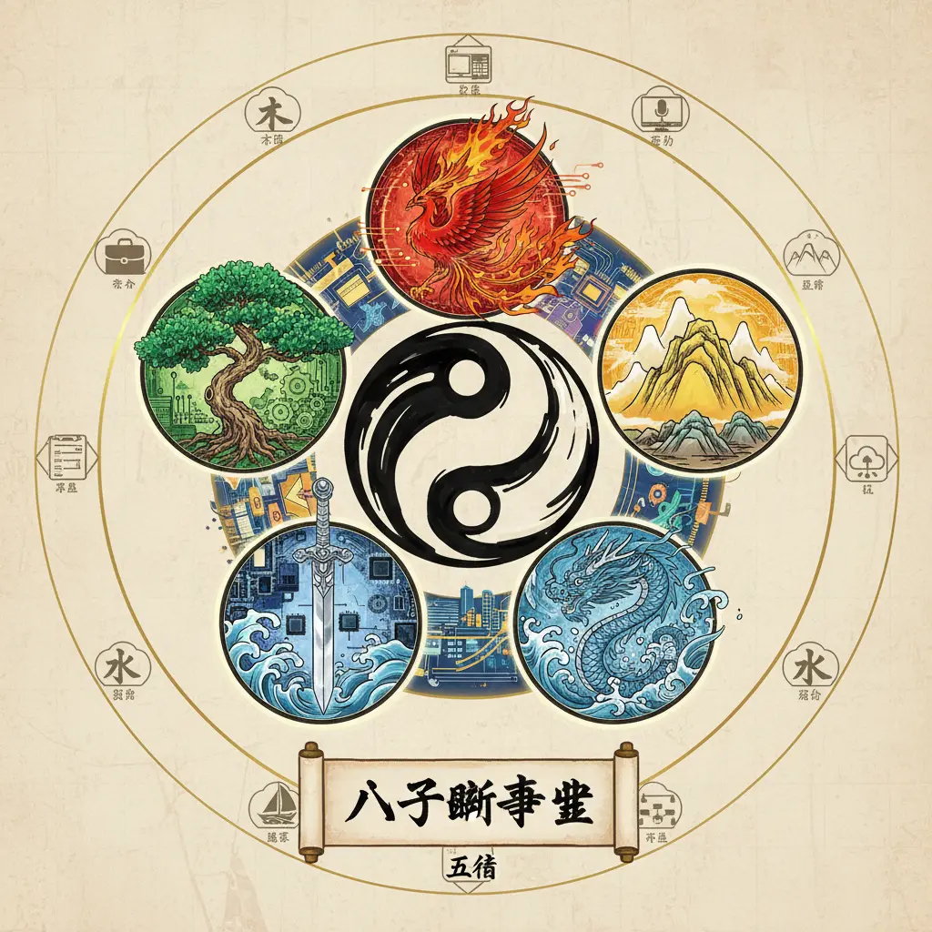 八字斷事業 - 五行