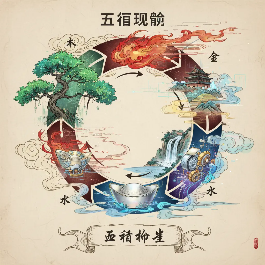 五行理論 - 五行相生