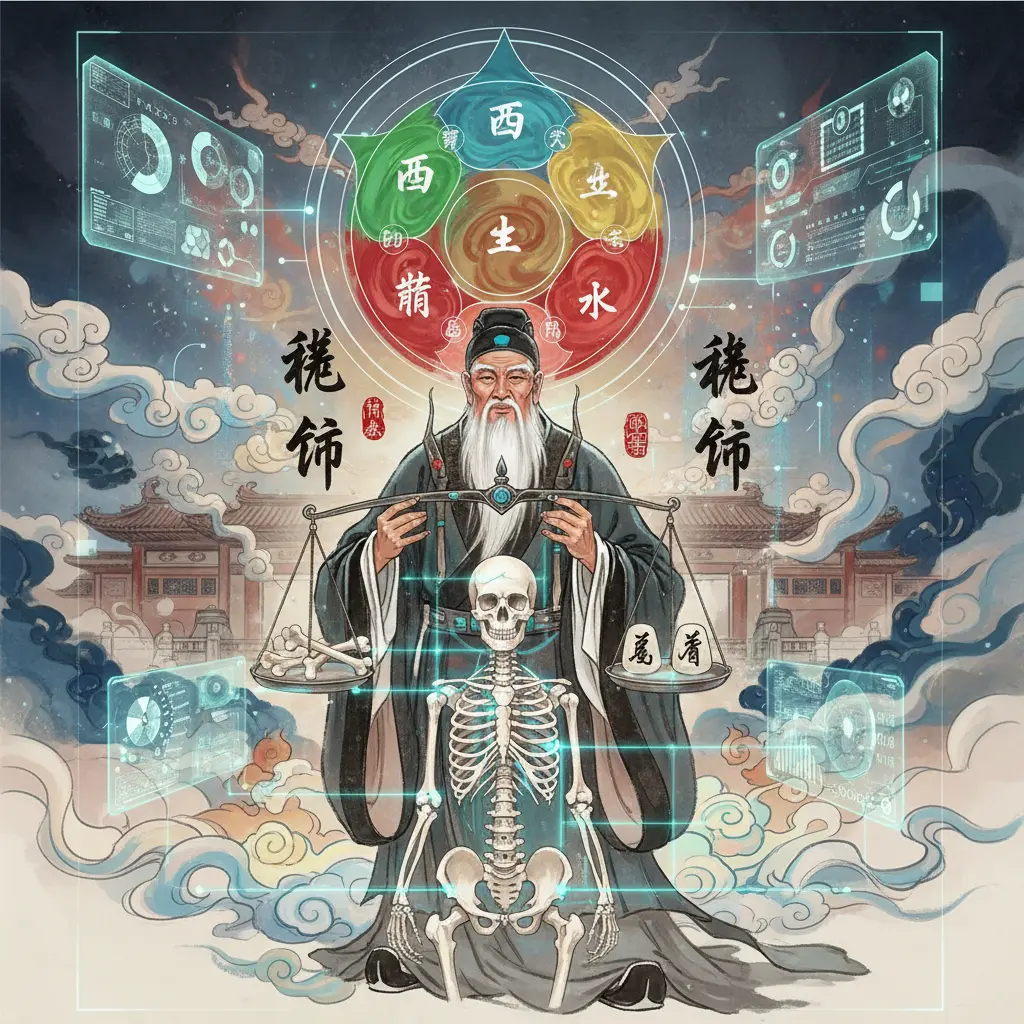 五行分佈 - 稱骨算命