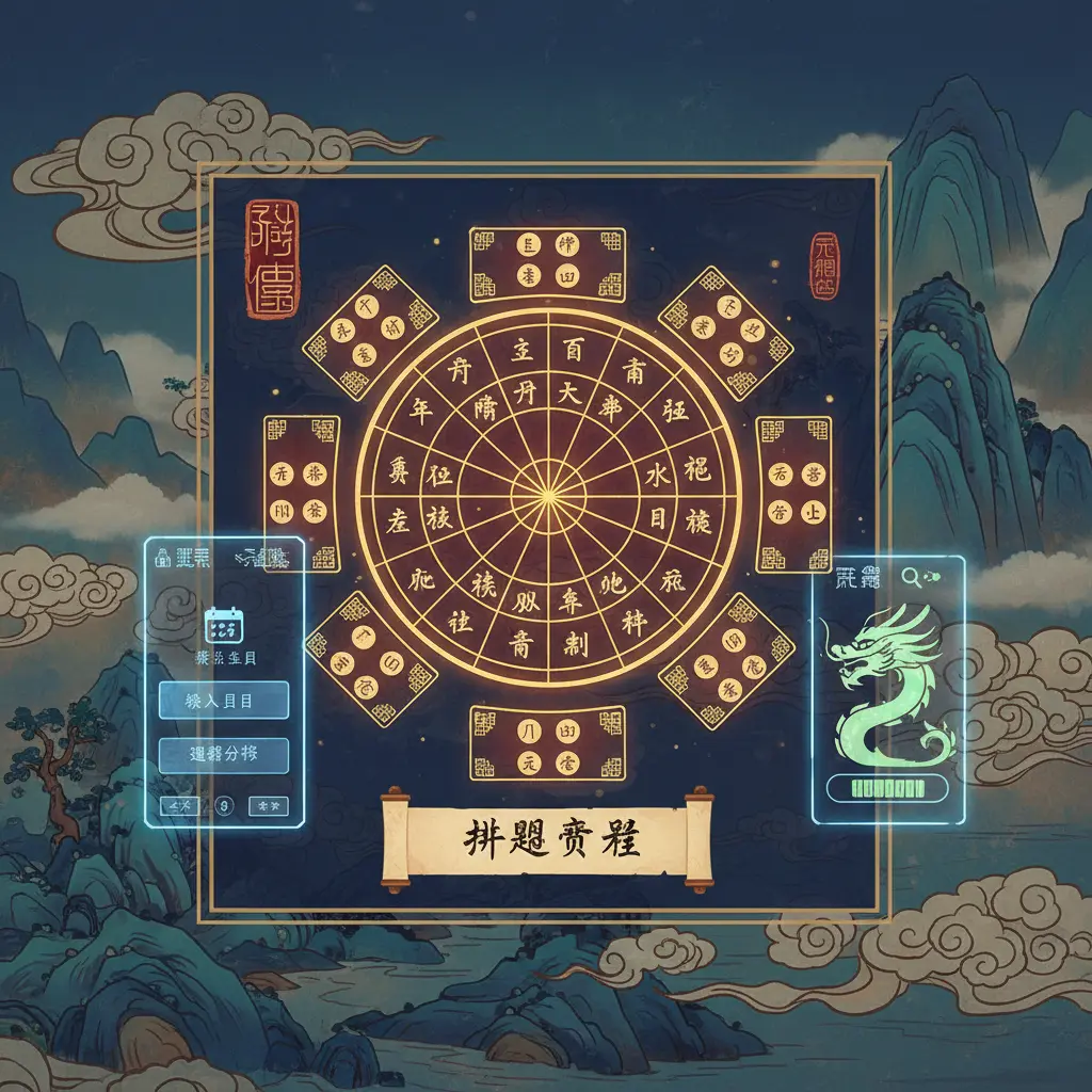 排盤程式 - 八字命盤