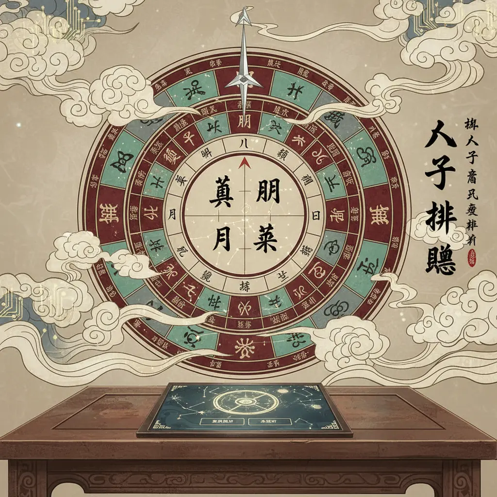 八字盤 - 八字排盤