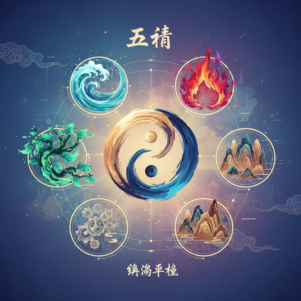陰陽平衡 - 五行