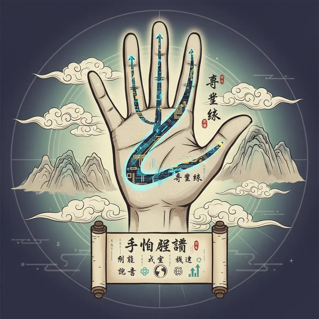 手相解讀 - 事業線