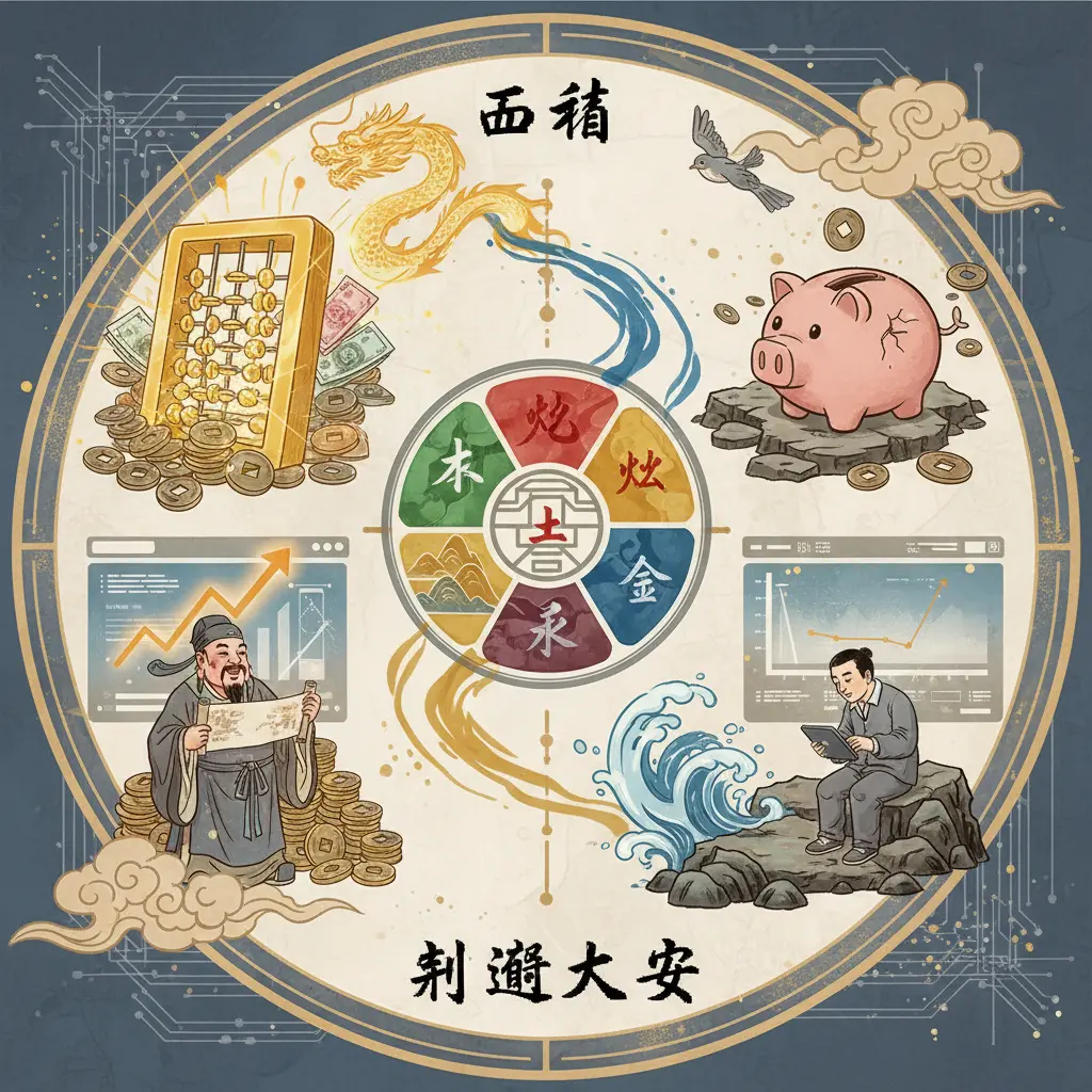 財運大小 - 五行