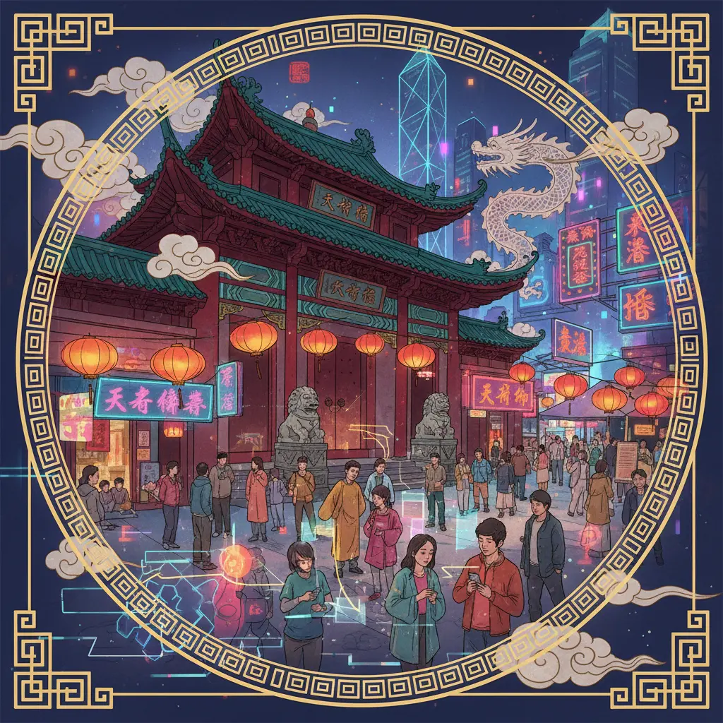 香港廟街文化 - 天后廟