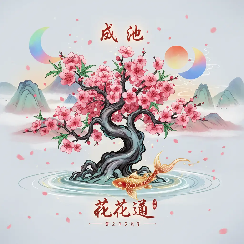 八字桃花運 - 咸池桃花