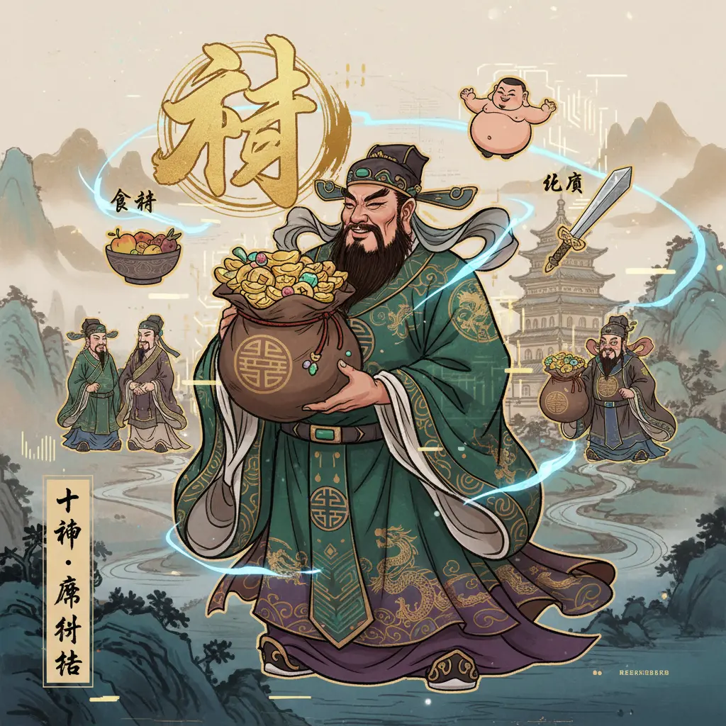 偏財格 - 十神