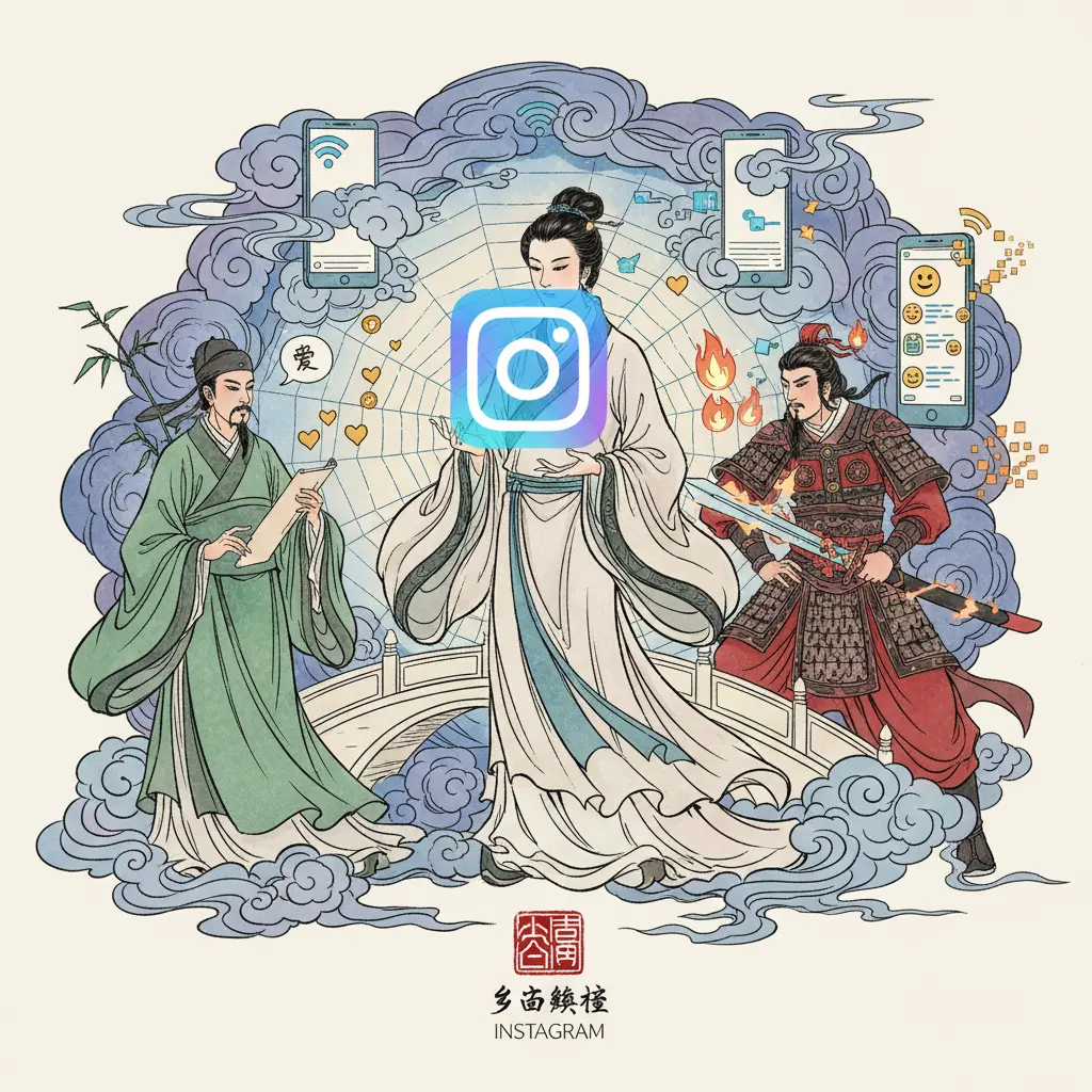 三角關係 - Instagram