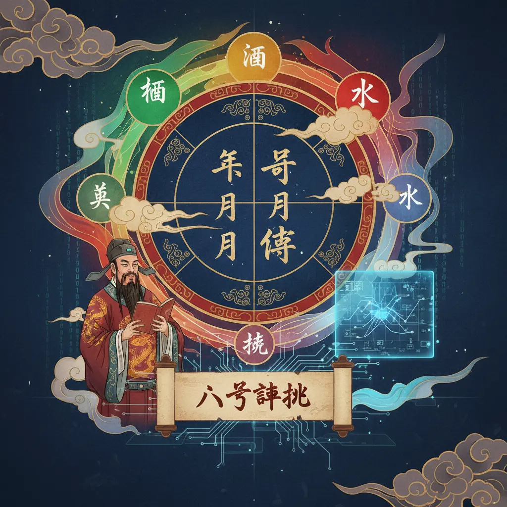 八字詳批 - 八字命盤