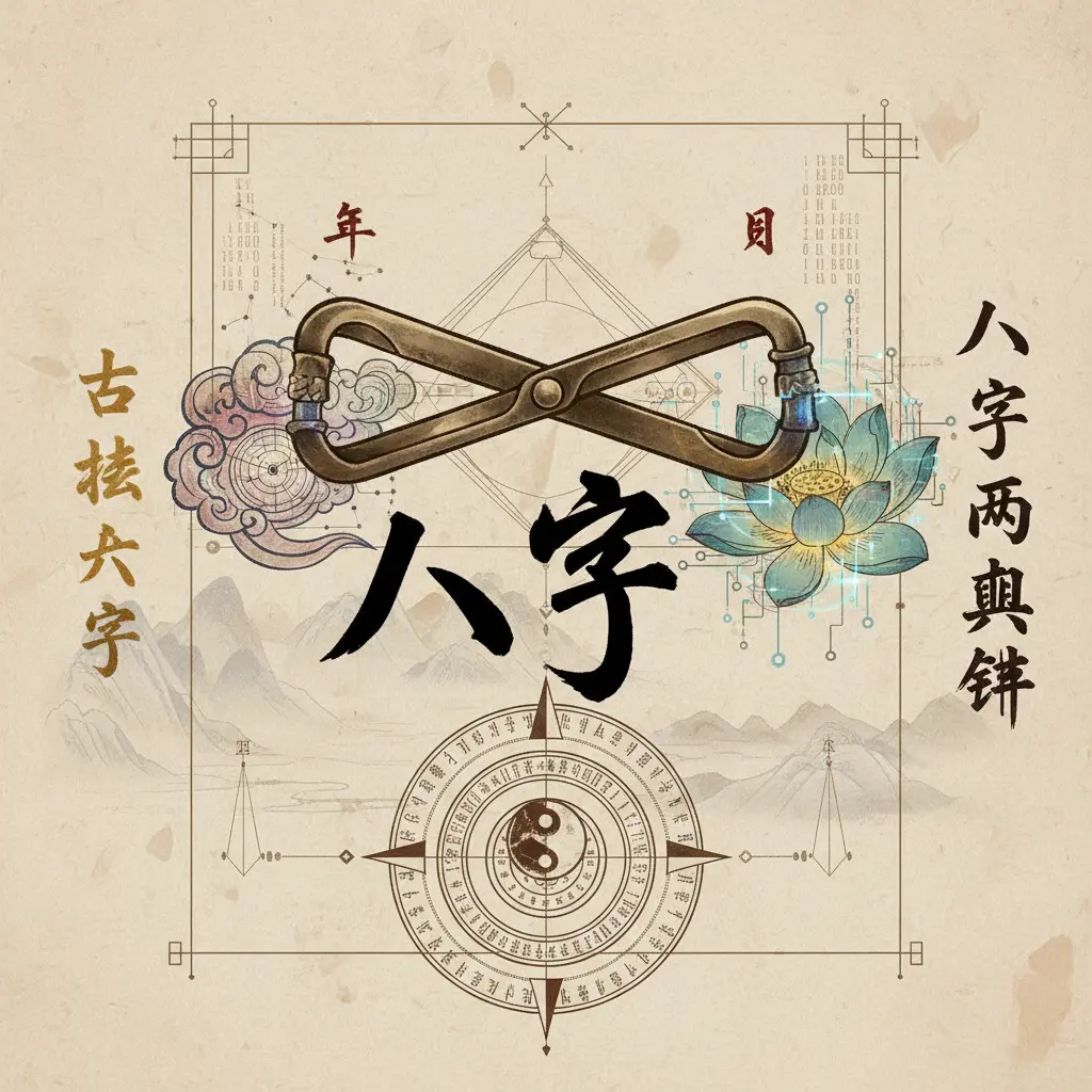 古法八字 - 八字兩頭鉗