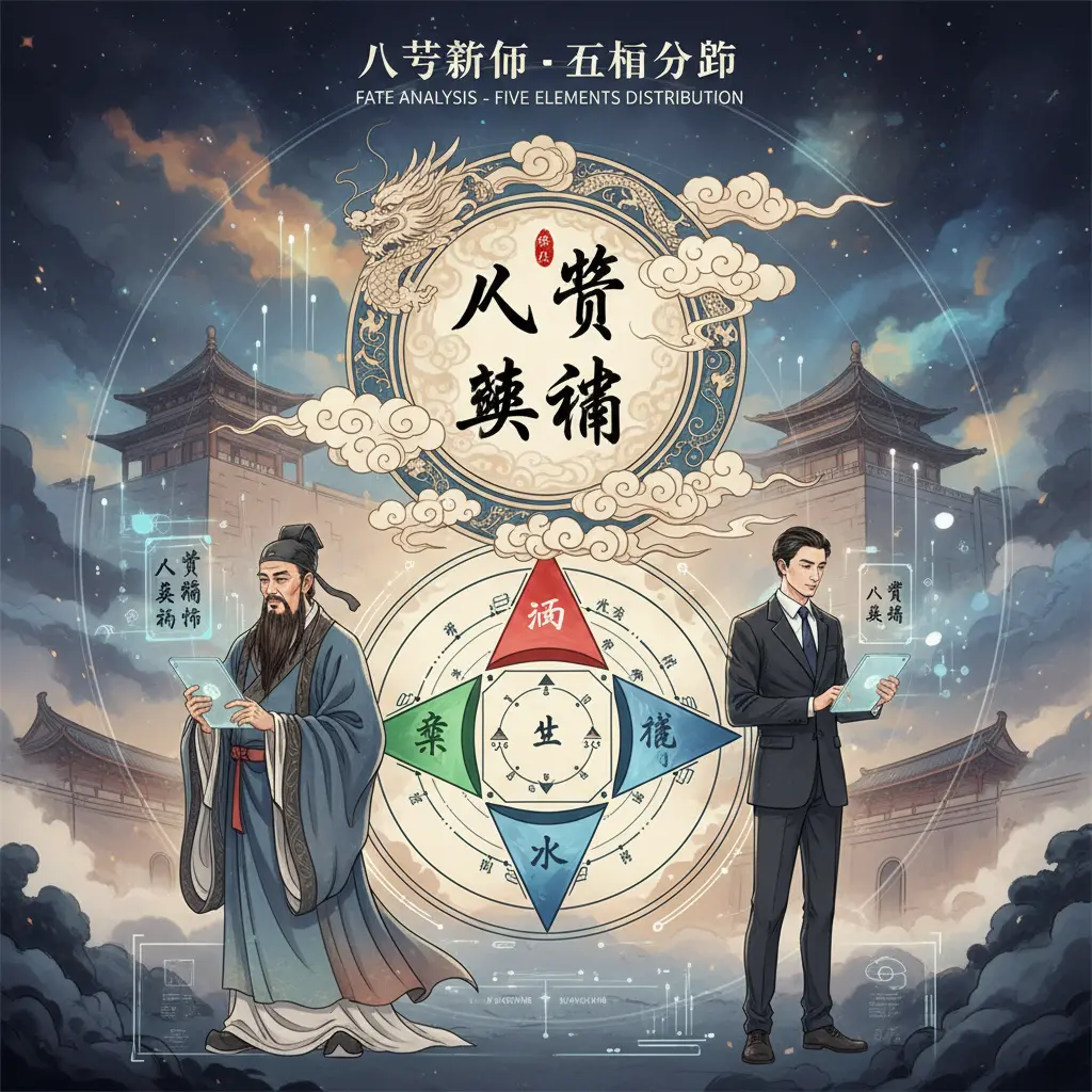 五行分佈 - 八字算命