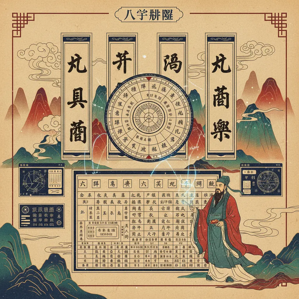 四柱八字 - 八字排盤