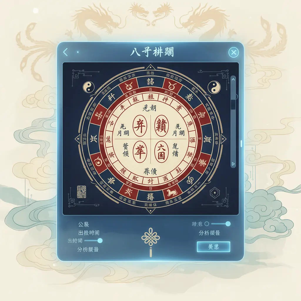 命理工具軟體 - 八字排盤