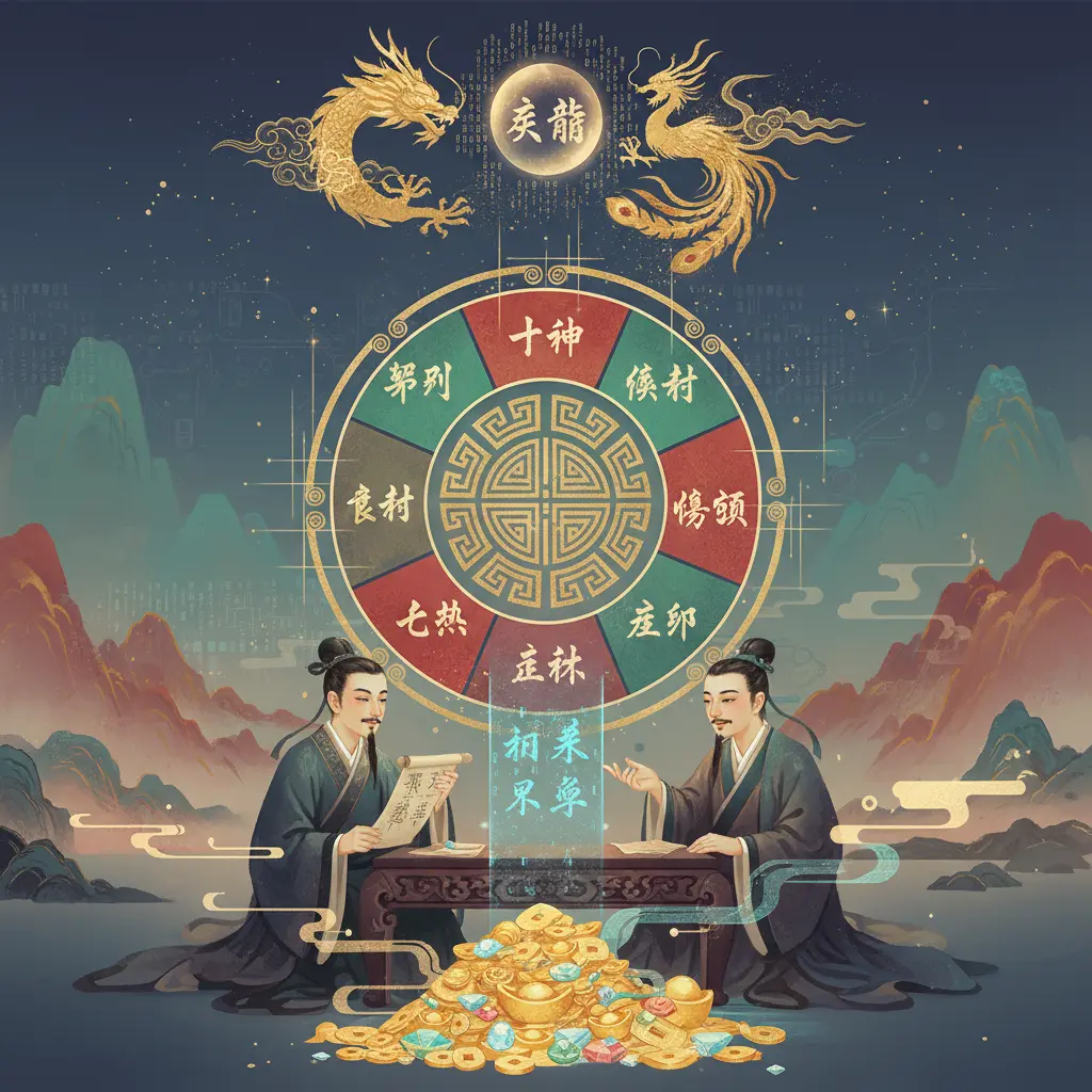 八字斷財富 - 十神