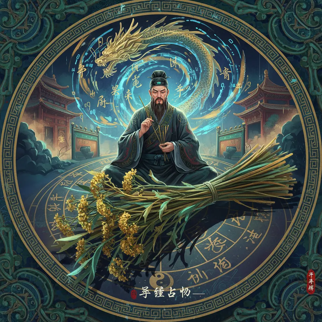 易經占卜 - 蓍草