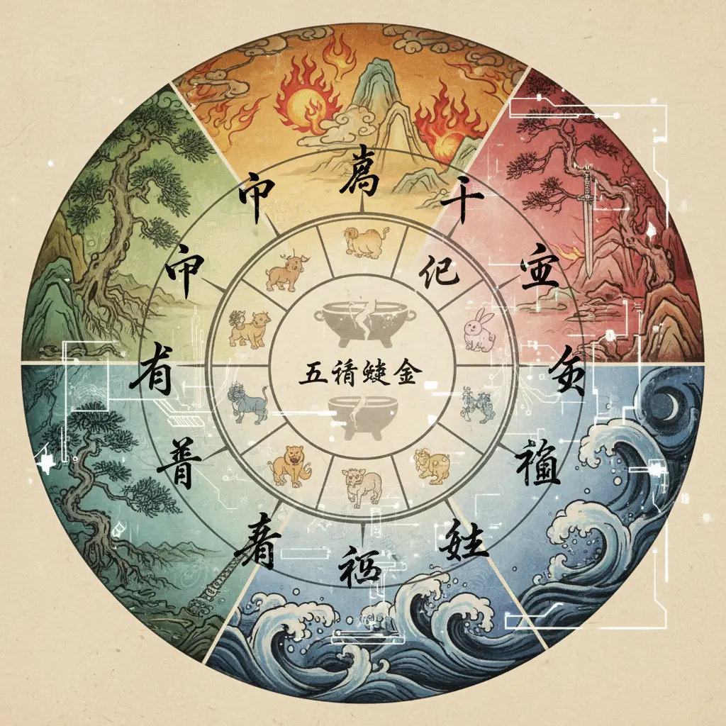 五行缺什麼 - 天干地支