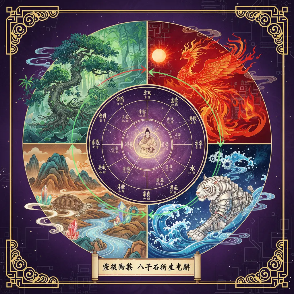 八字五行生剋賦 - 紫微鬥數