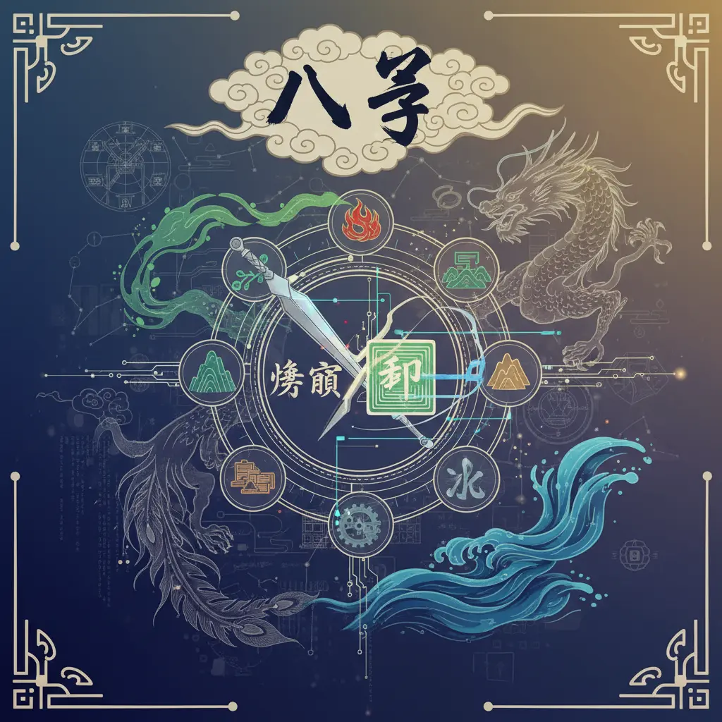 傷官配印 - 八字