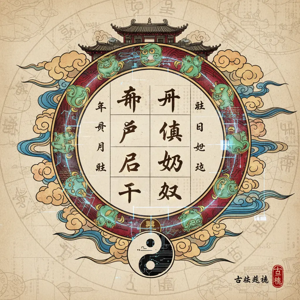 古法八字 - 八字命盤