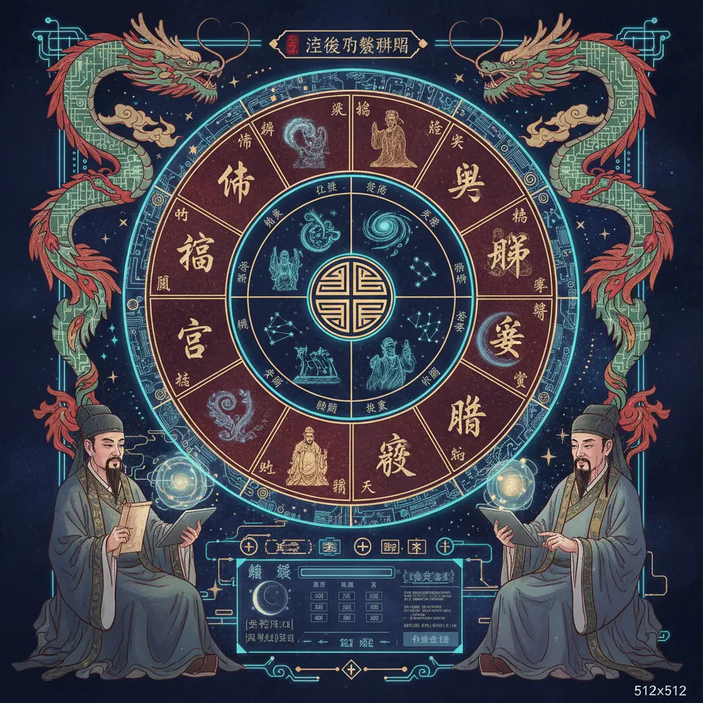 紫微鬥數排盤 - 紫微命盤