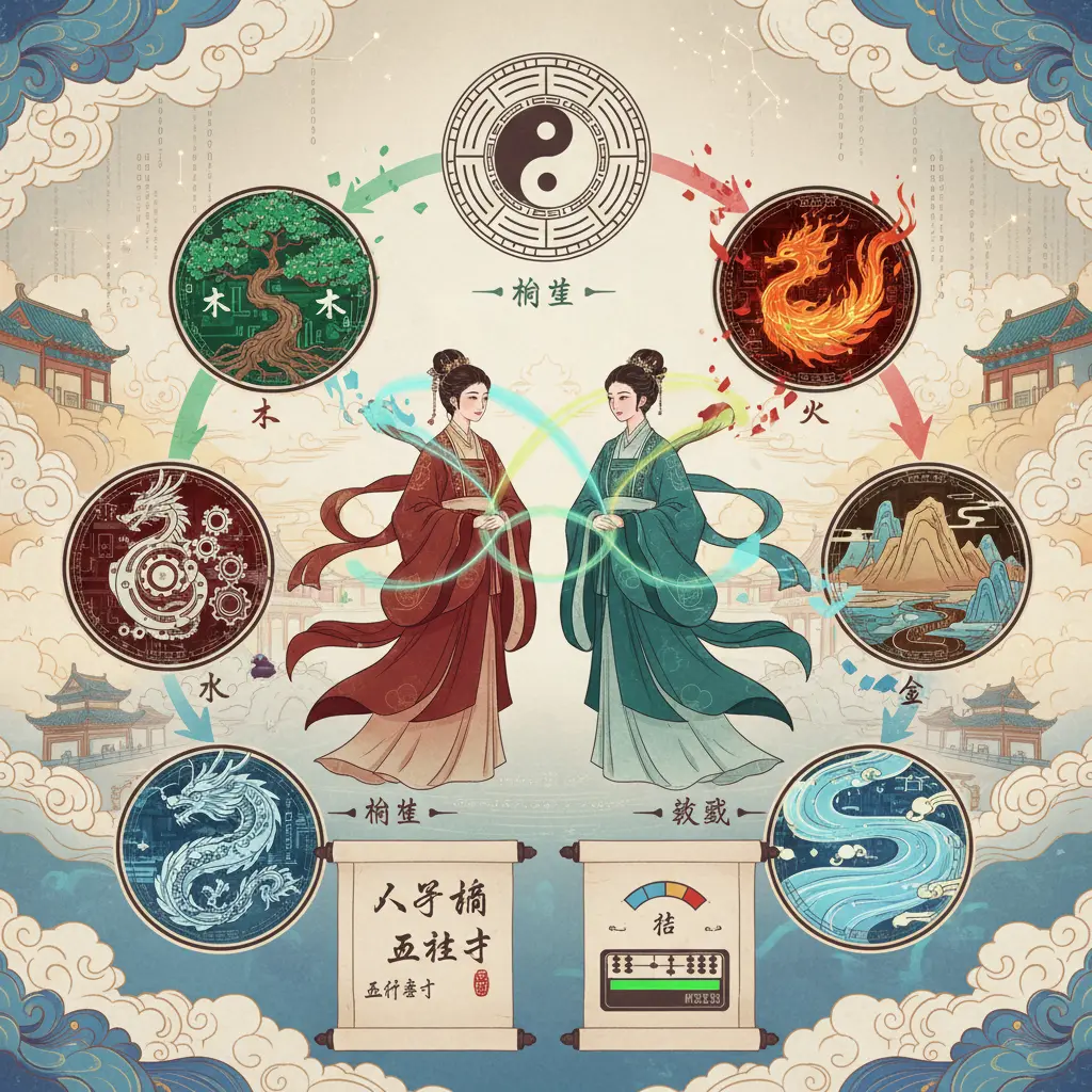 八字合婚 - 五行喜忌