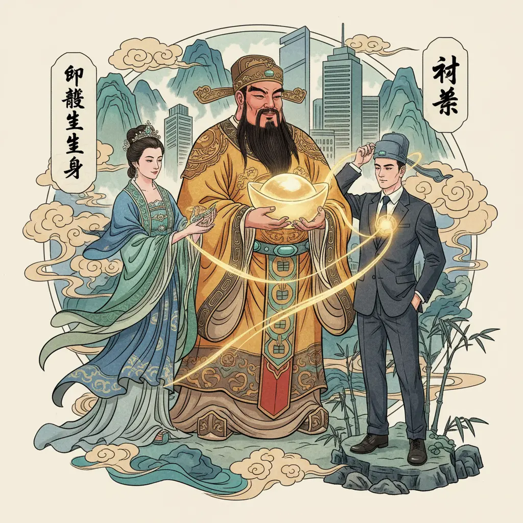 印綬生身 - 財星